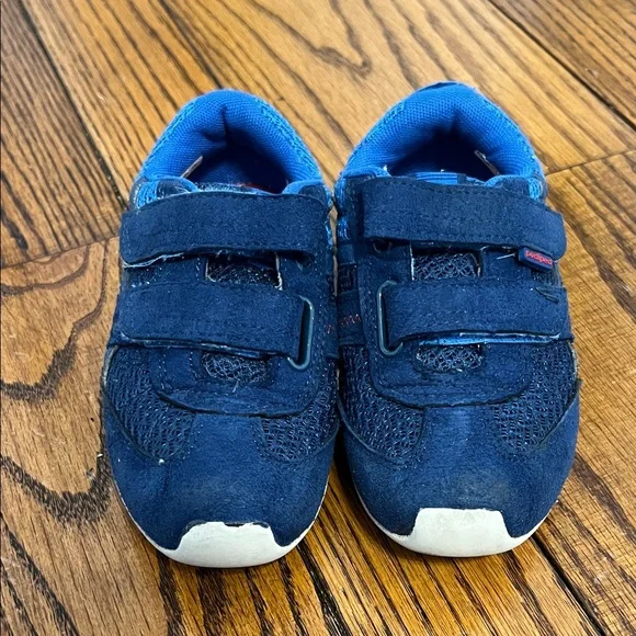 Pediped Kids Blue Sneakers - Picture 2 of 15